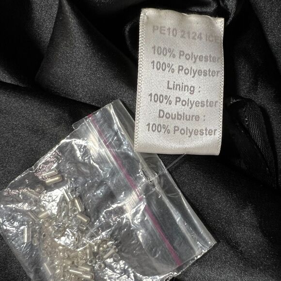 Parker NWD Beaded Black Mini Dress‎ Size S* - Picture 7 of 8